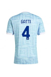 Juventus Federico Gatti #4 Fotballdrakt Borte Klær 2025-26 Korte ermer